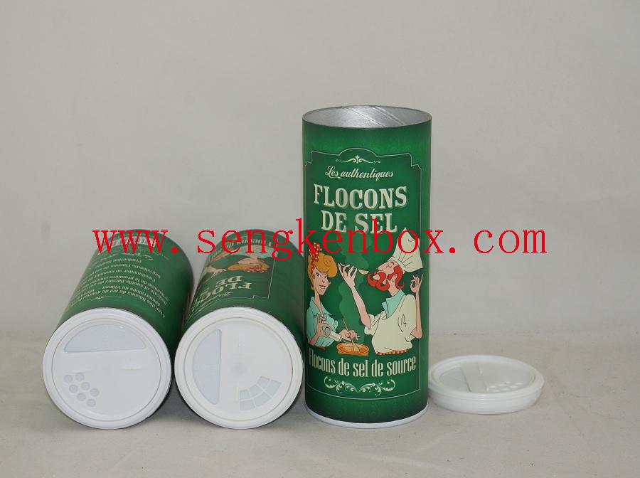 Moisture-proof Composite Salt Seasonings Packaging Shaker Cardboard Paper Tube