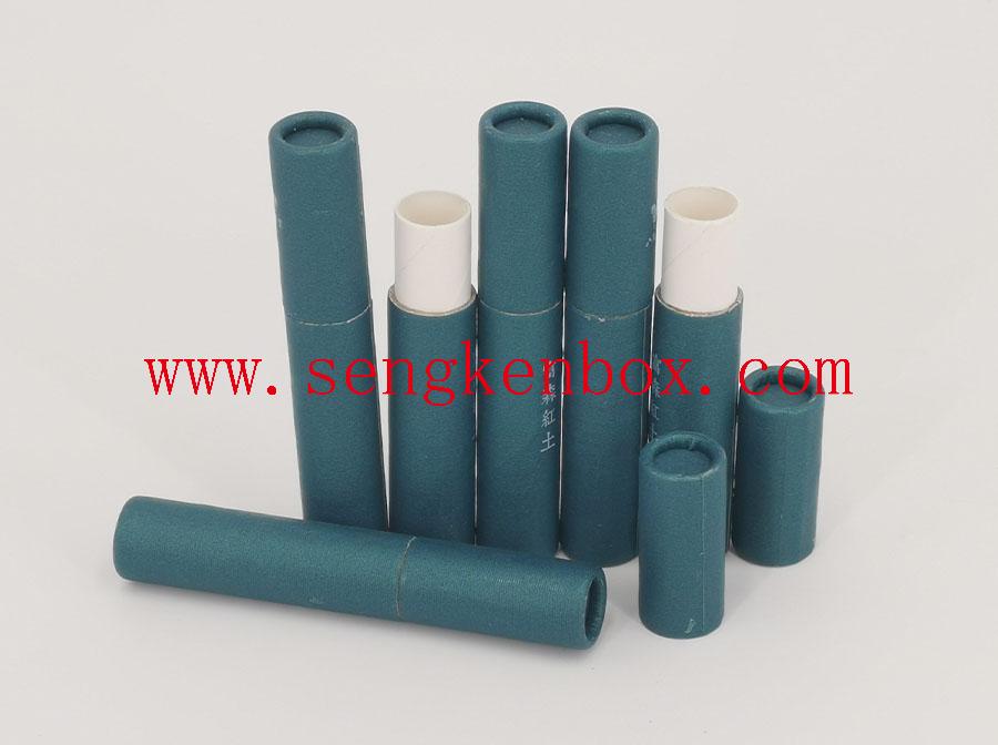 Dark Green Small Diameter Cosmetics Lipstick Packaging Tube