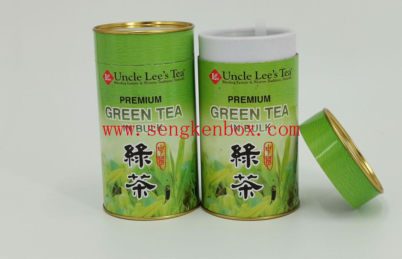 Paper Cans with Metal Buckled Lid