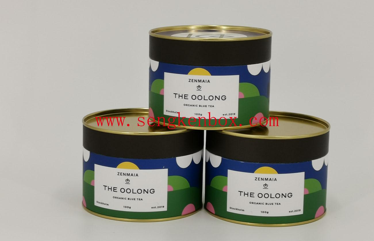 Composite Paper Cans with Tinplate Lid