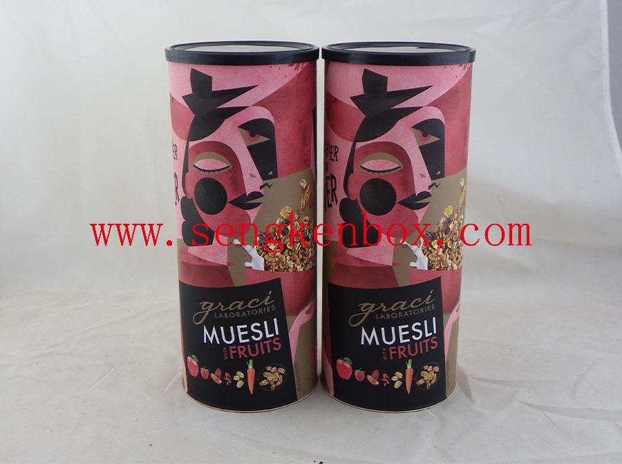 Biodegradable Muesli Fruits Food Environmental Protection Paper Tube