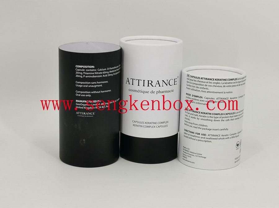 Roll Edge Paper Medicine Packaging Cans