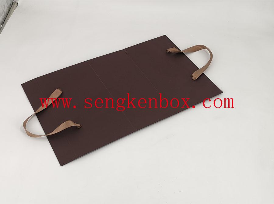 Paper Card Box With Silk Strap