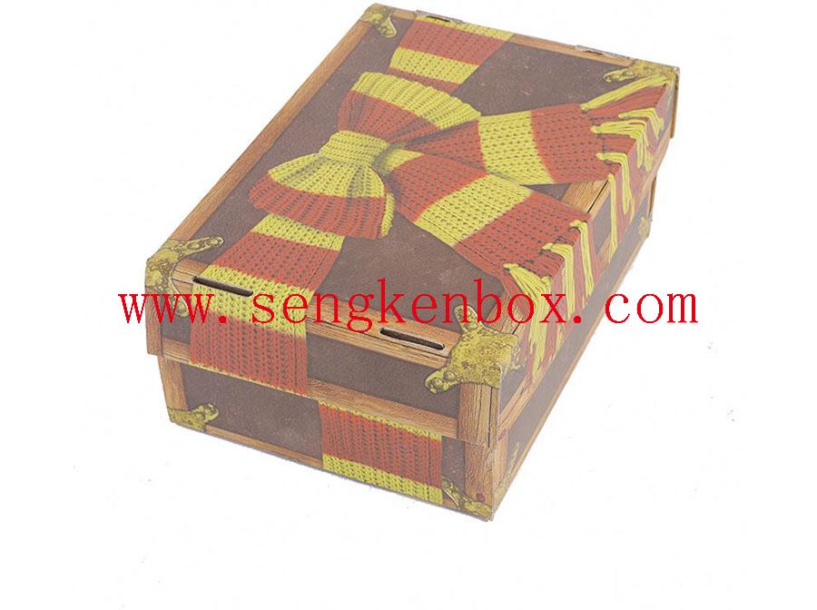Paper Card Box With Vintage Color