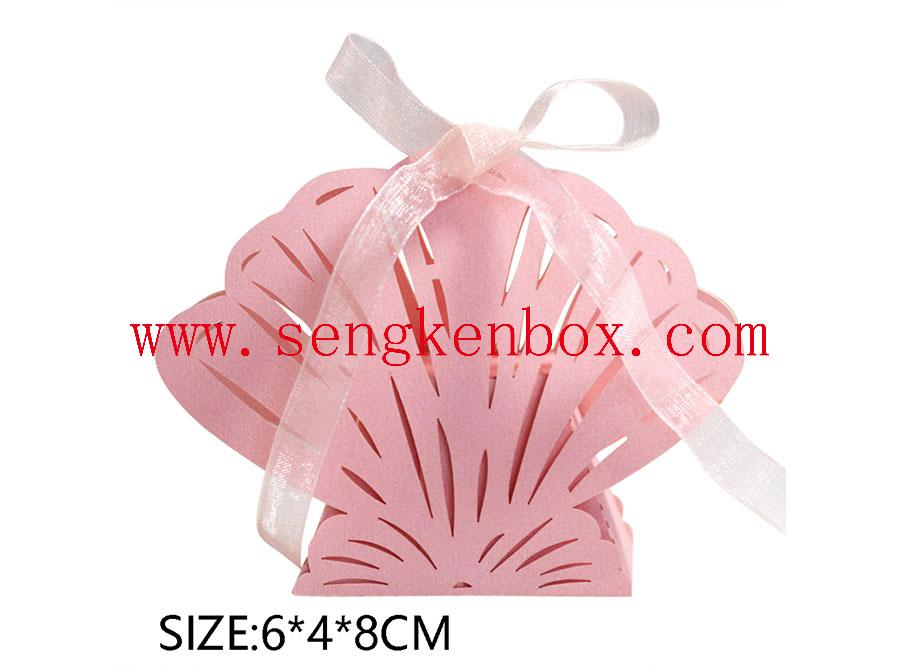 Foldable Paper Box With Silk Belt