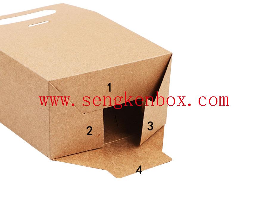 Kraft Paper Case With Hand-held