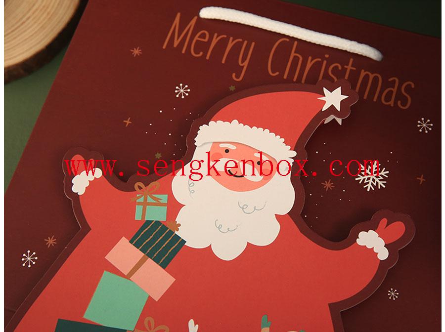 Santa Claus Christmas Paper Gift Bag