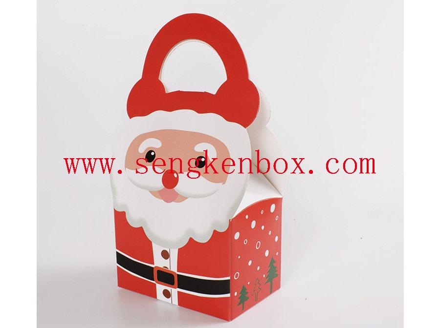 Paper Card Box With Integral Handle