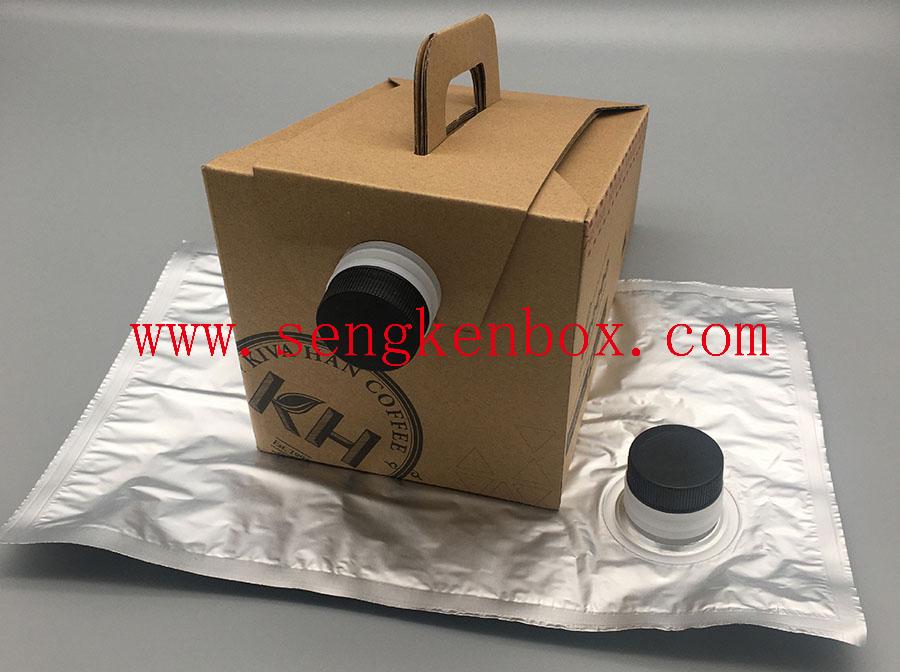 Съемная бумажная коробка для напитков