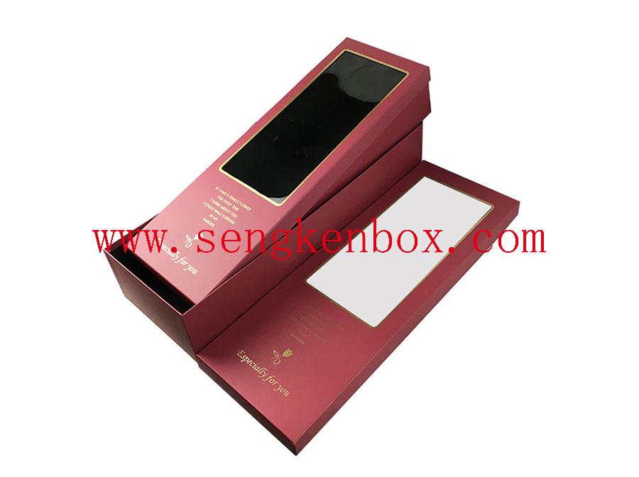 Подарочная коробка для парфюмерии с визуальным окном