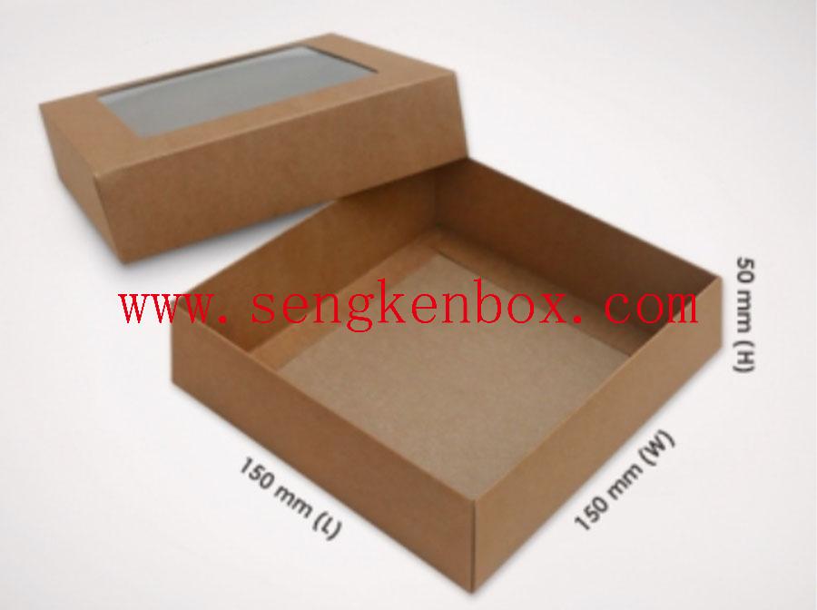 Подарочная коробка из крафт-бумаги