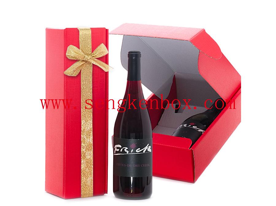 Бумажная коробка для упаковки красного вина