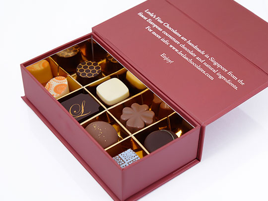 Бумажный ящик для упаковки шоколада
