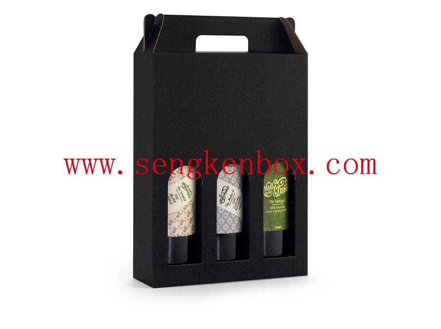 Бумажная коробка для упаковки красного вина