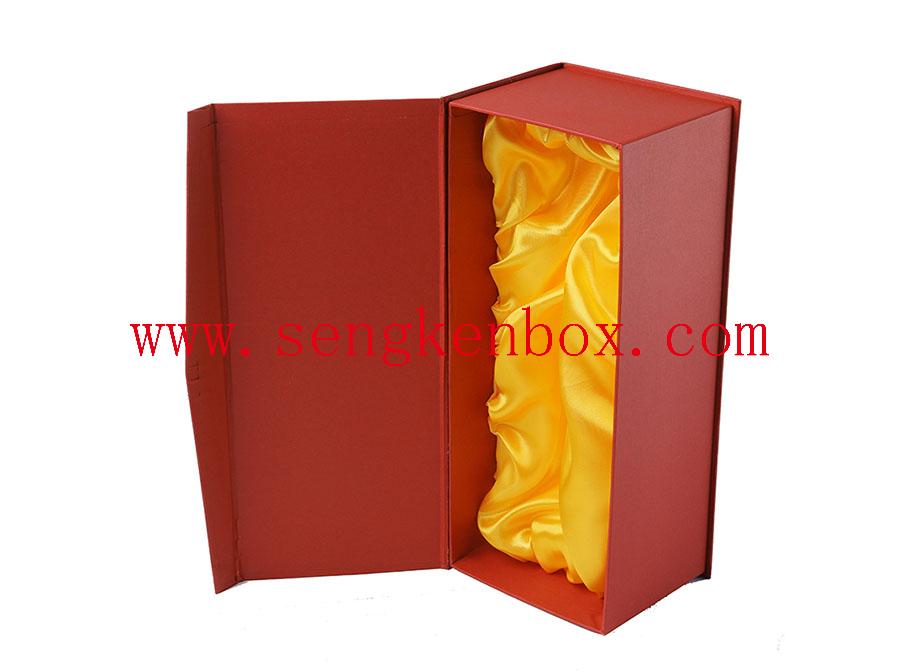 Бумажная коробка для упаковки вина с пеной