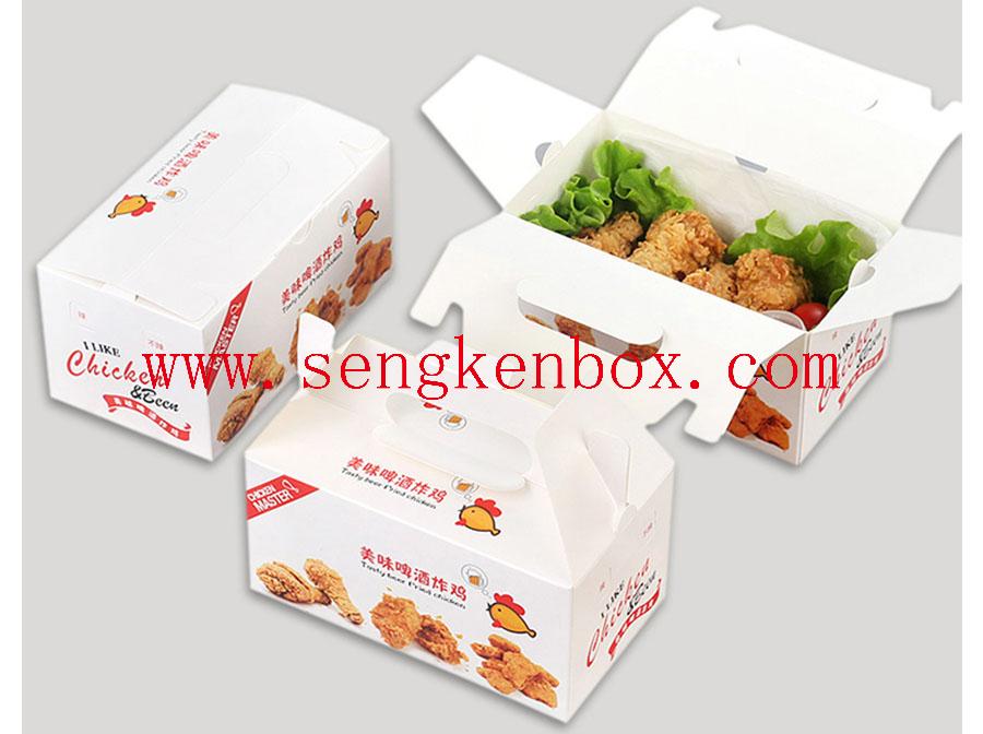 Складная бумажная карточная коробка для пищевых продуктов