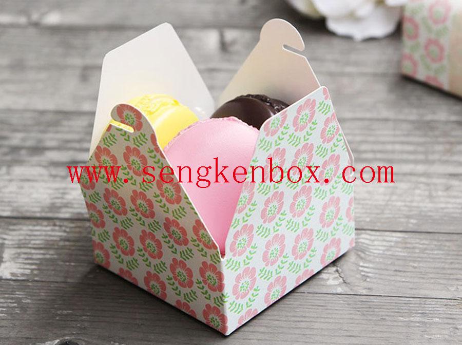 Складная подарочная коробка для десертной бумаги Macaron