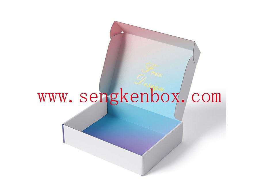 Бумажная коробка для упаковки товаров по почте