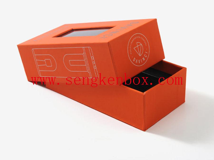 Оранжевая раскладушка Luxury Custom Printing Box
