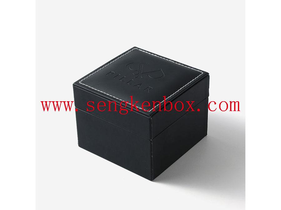 Кожаная подарочная коробка с логотипом