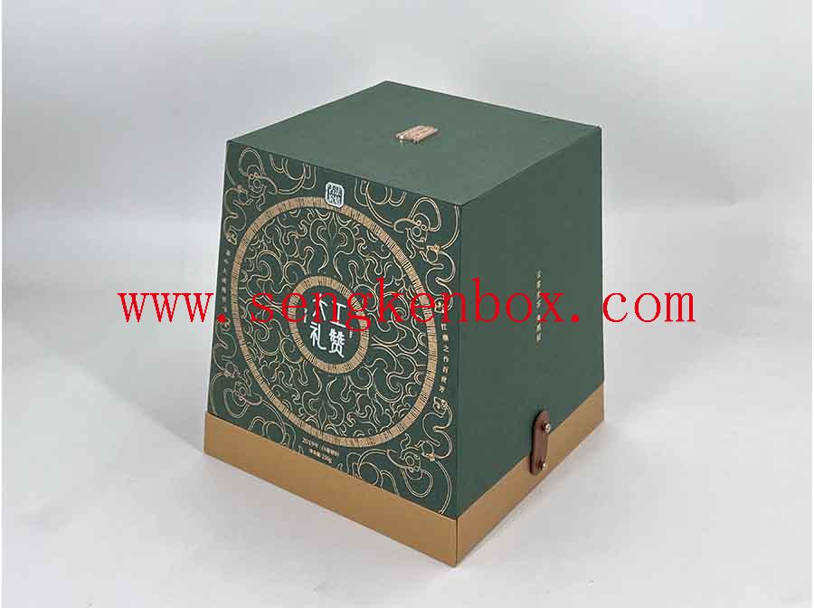 Бумажная подарочная коробка с ящиком для зеленого чая