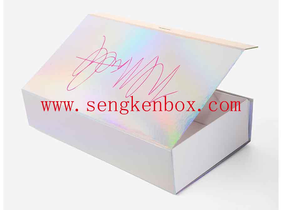 Подарочная коробка с магнитной бумагой необычного дизайна