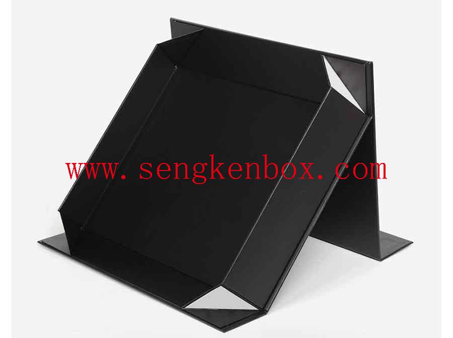 Магнитный упаковочный ящик из черной бумаги