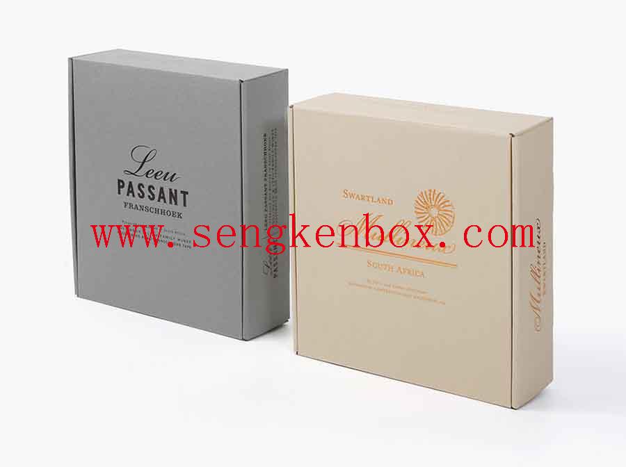 Дизайнерская коробка для упаковки винных продуктов
