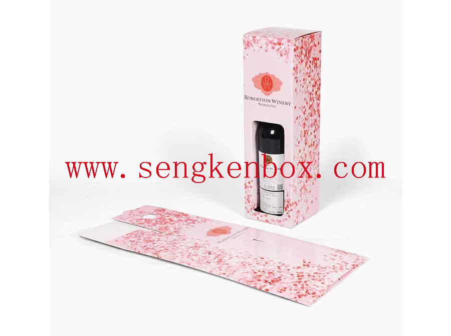 Роскошная розовая бумажная подарочная коробка