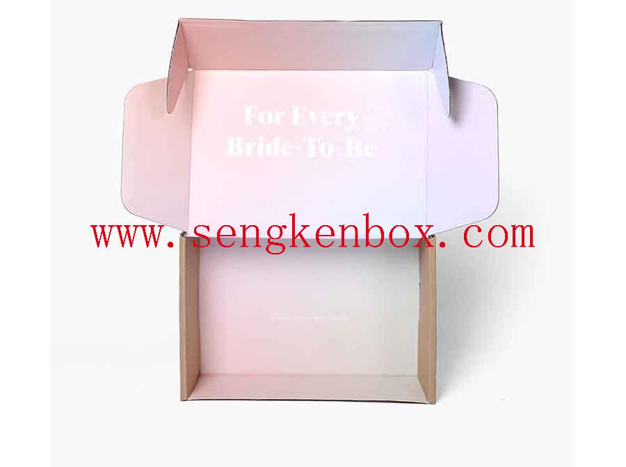 Доставка розовой бумажной коробки OEM