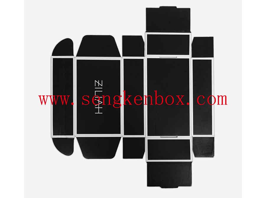 Черно-белые полосы Custom Logo Box