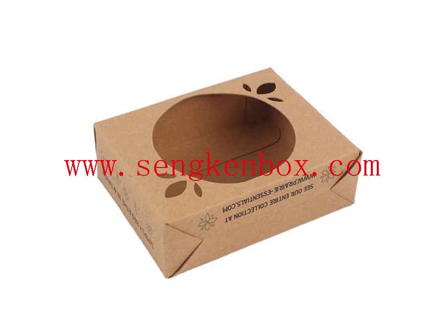 Индивидуальная упаковочная коробка из крафт-бумаги