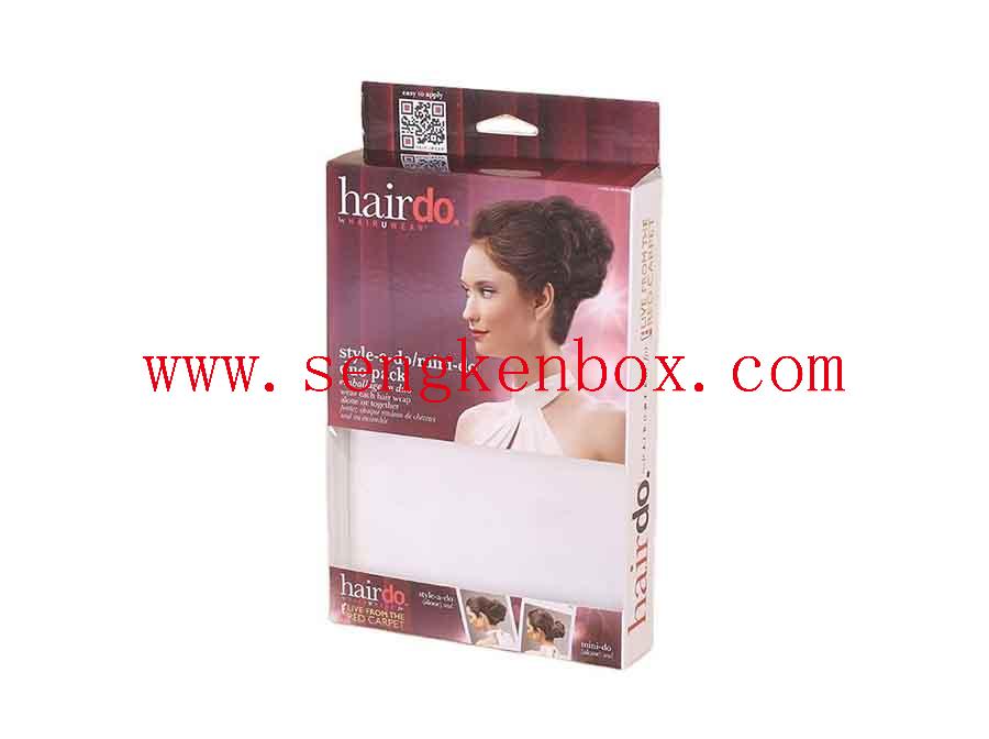 Бумажная подарочная коробка для наращивания волос