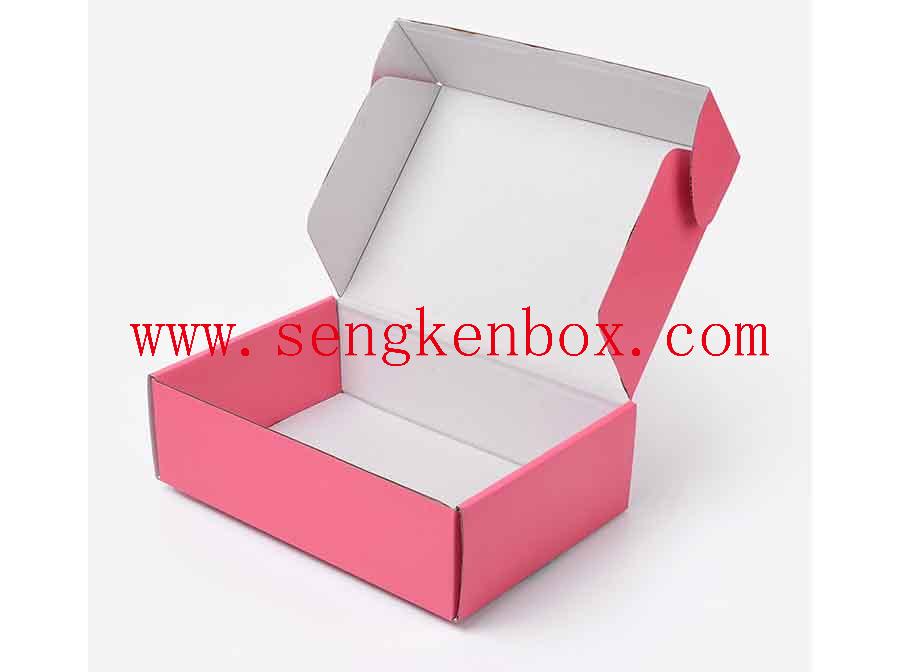 Розовая роскошная бумажная коробка