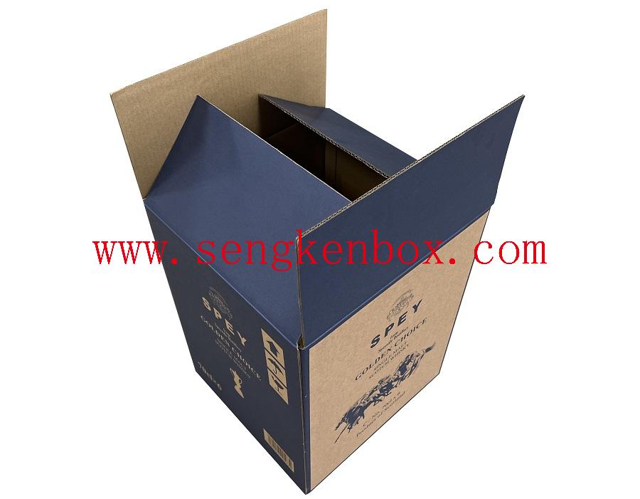 Коробка для упаковки виски из гофрированного картона