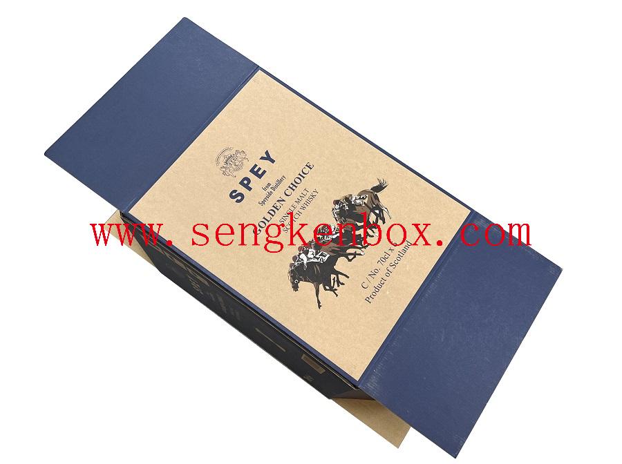 Картонная коробка для упаковки виски
