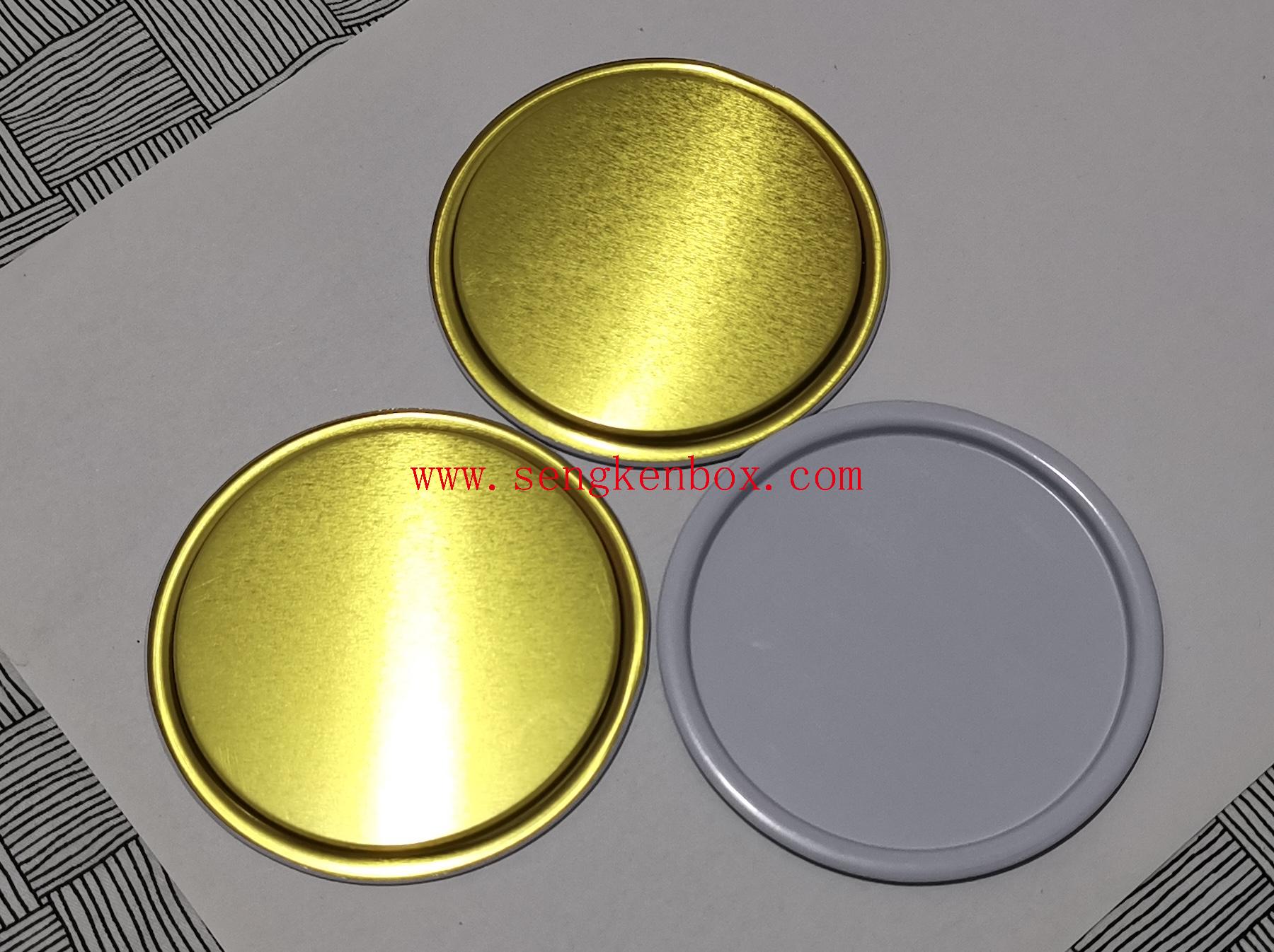 Металлические крышки с круглым дном из жести для изготовителей оборудования для бумажных банок