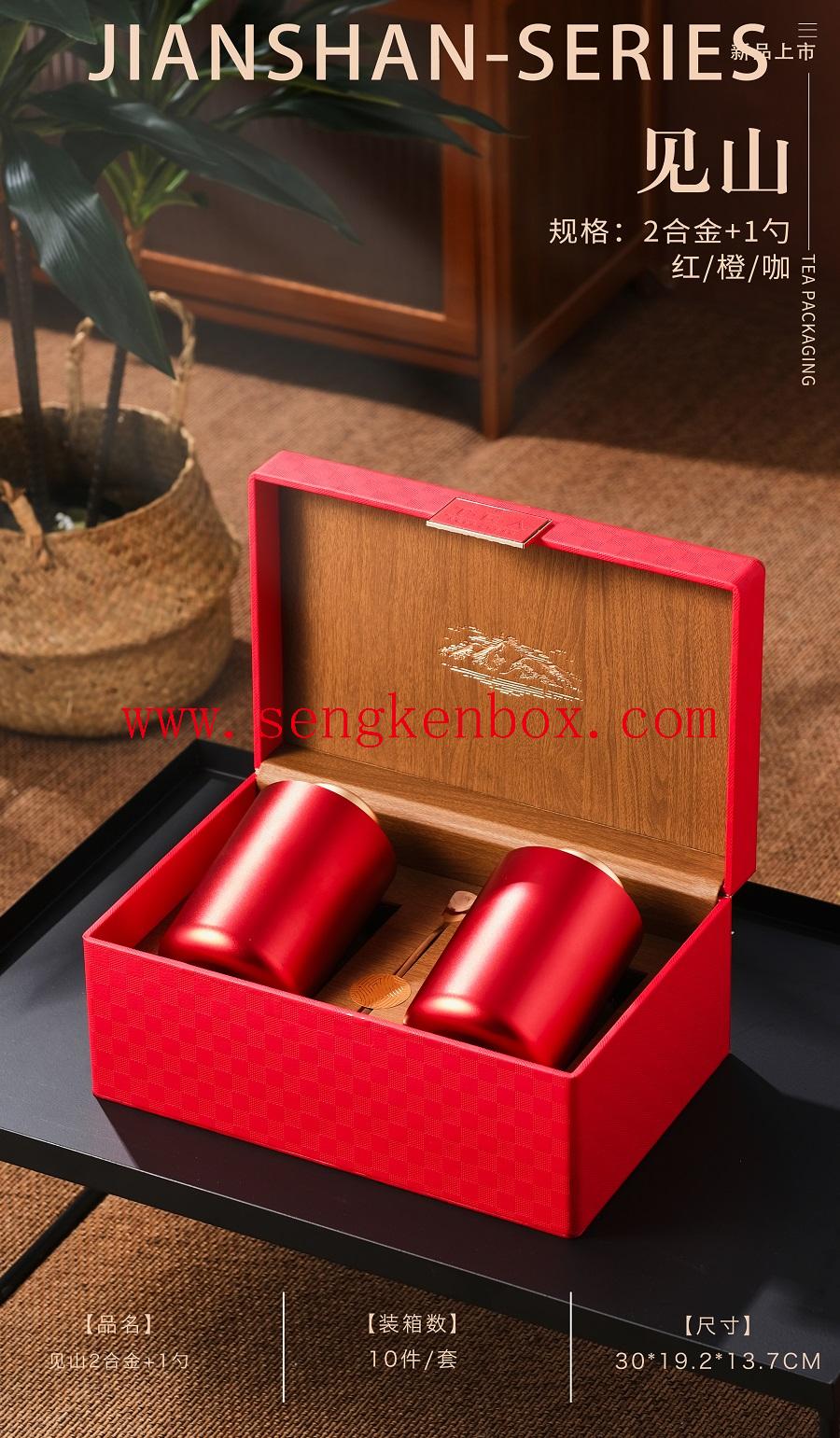 Подарочная коробка с крышкой, жестяная коробка для чая, упаковка на заказ