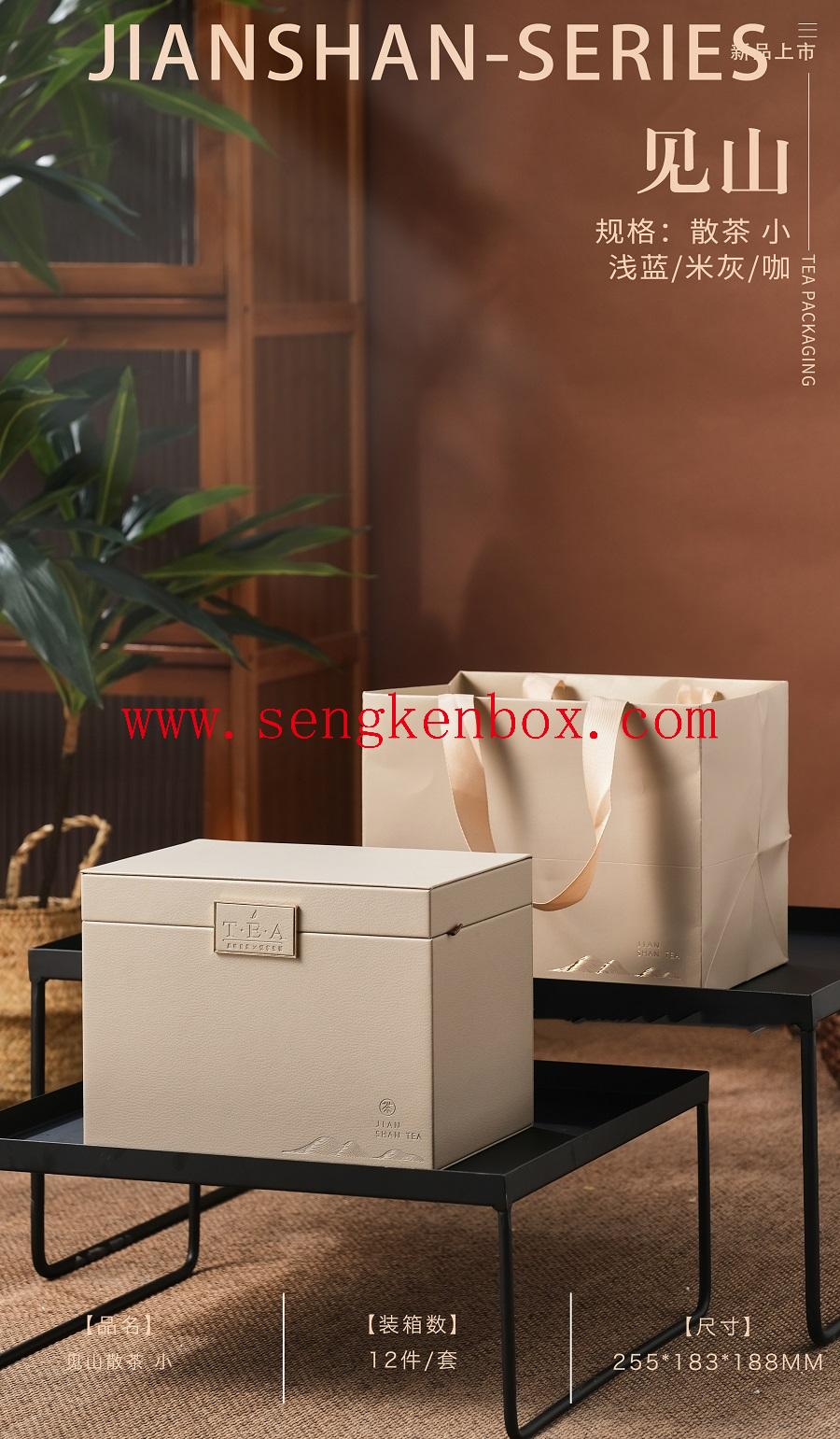 бамбуковая коробка для чая и кофе