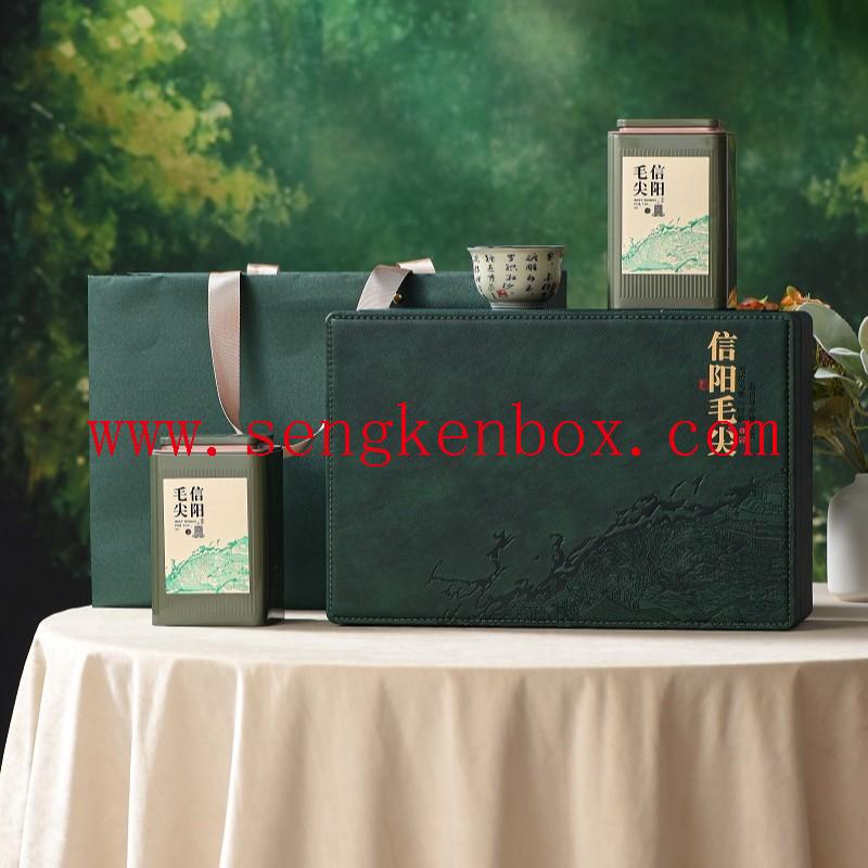 custom tea box packaging logo