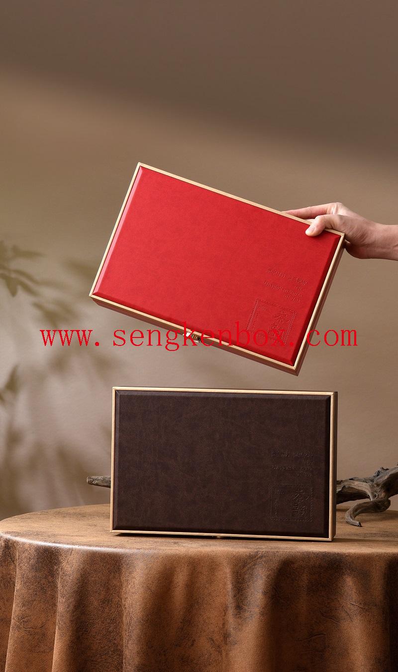 Leather Tea Packaging Box