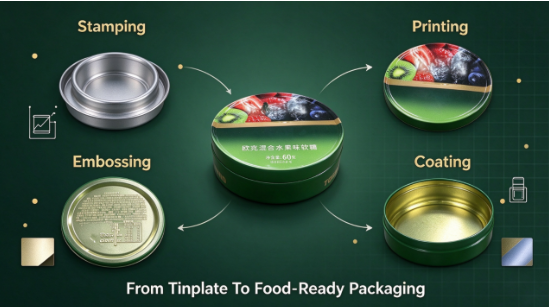 Confectionery Packaging Tin Confectionery Packaging Tin