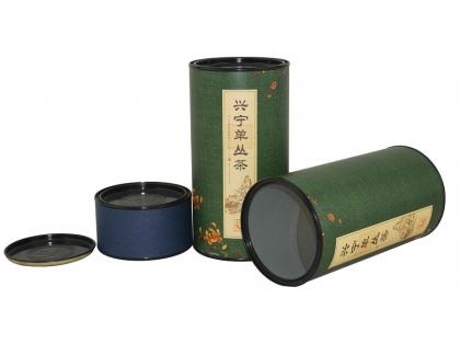 Childproof Composite Paper Tea Cans Packaging