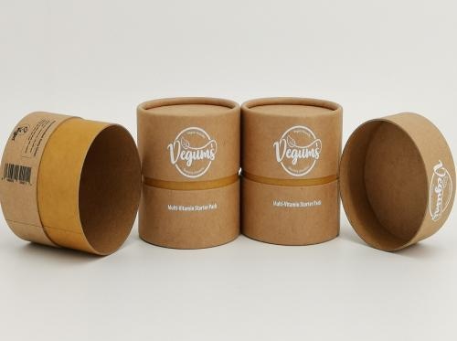 Vitamin Packaging Paper Canister