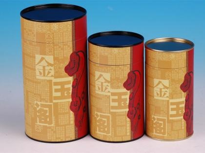 Cylinder Paper Tea Tube Packaging Box