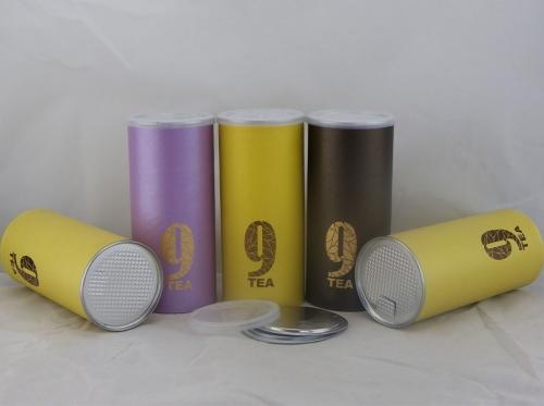 White Teas Packaging Paper Cans