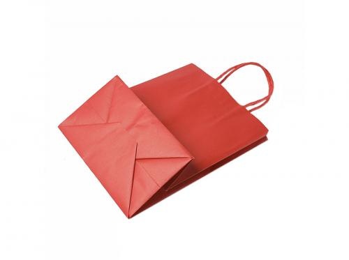 Customizable Red Bag With Cotton Handle