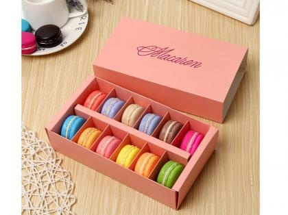 Two Columns Macaron Dessert Box