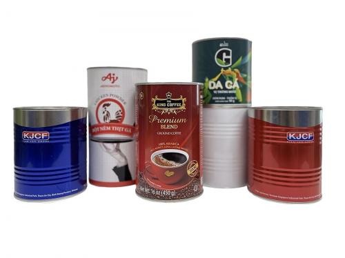 OEM и ODM Seal Coffee Beans Packaging Tin Can with Easy Open Lid для продажи