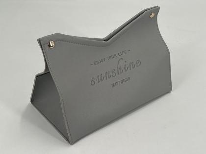 OEM и ODM PU Leather Desktop Tissue Case for Home Office Use для продажи